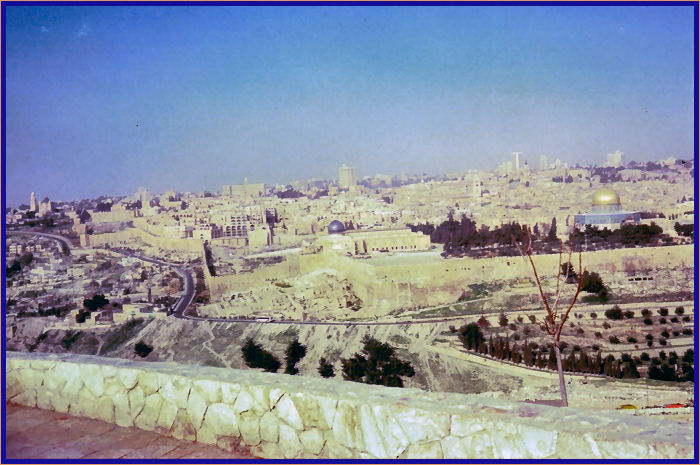 Southeastern corner of the walls of the Old City of Jerusalem